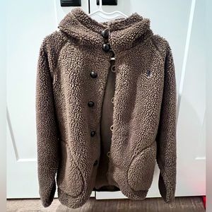 GYMPHLEX UK BOA Collection Knitted Fabric Sherpa Fleece Jacket Hoodie Sweater